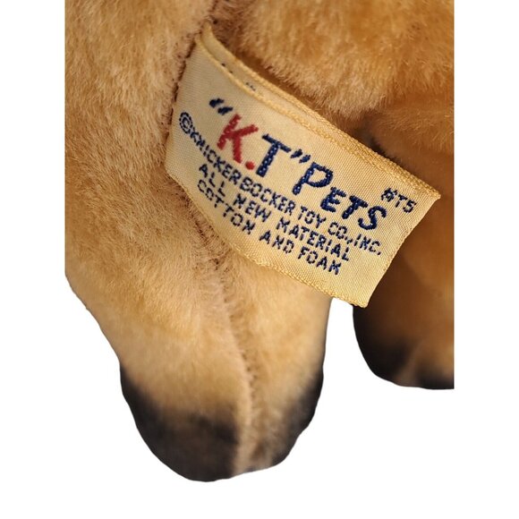 1950s Knickerbocker Siamese Cat Plush Stuffed Animal KT Pet Vintage Toys (Flaw) - Picture 6 of 16